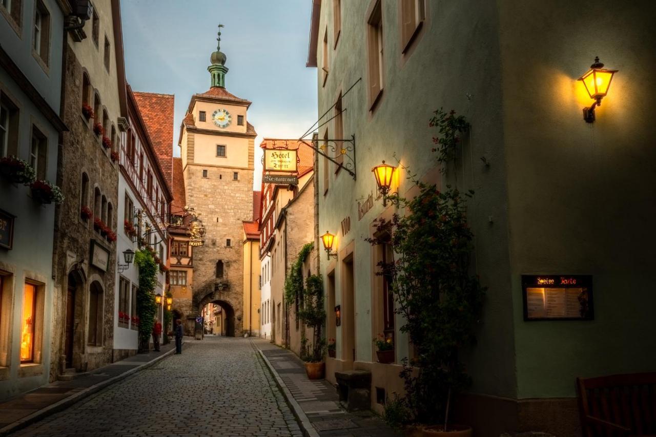 Gaestehaus Am Weissen Turm Rothenburg ob der Tauber Eksteriør bilde