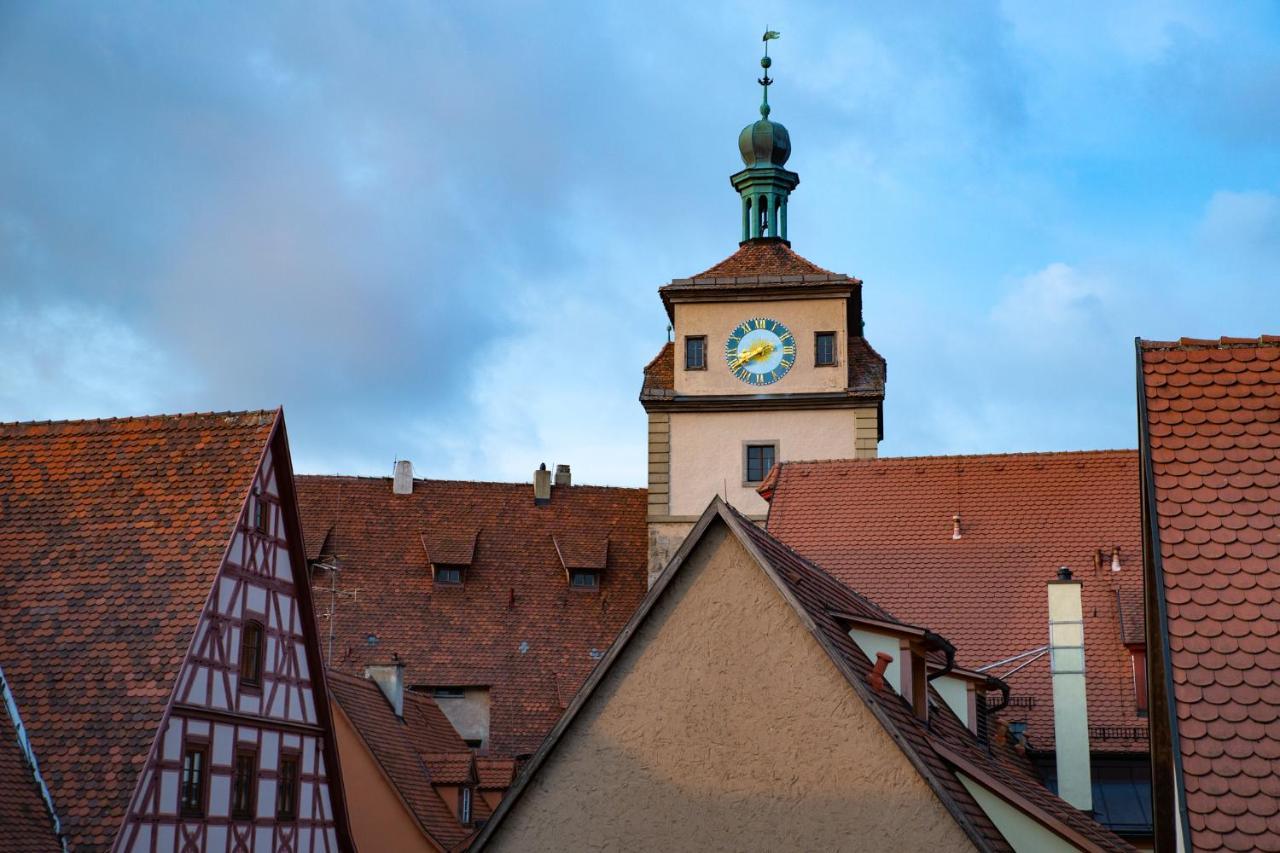 Gaestehaus Am Weissen Turm Rothenburg ob der Tauber Eksteriør bilde