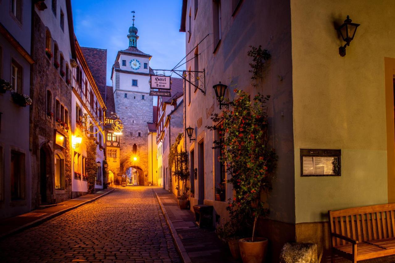 Gaestehaus Am Weissen Turm Rothenburg ob der Tauber Eksteriør bilde